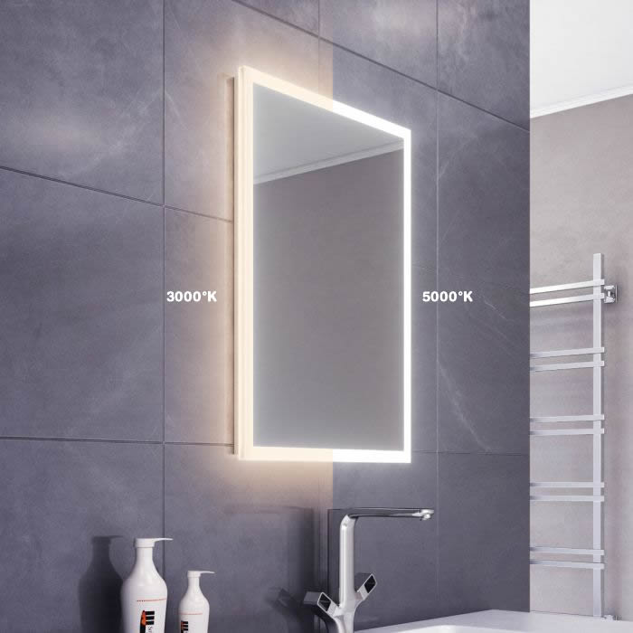 What difference does it make to have CCT LED lighting on your bathroom mirror?