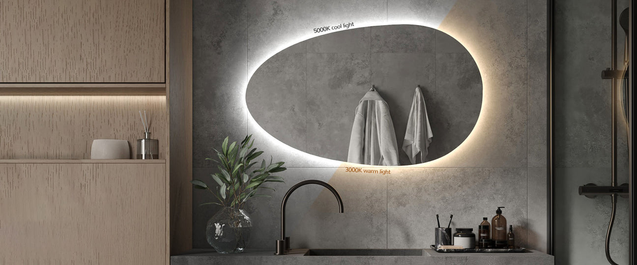 Why would you choose an asymmetrical mirror for your bathroom?
