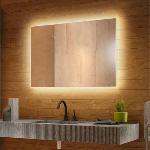 Which is best for a bathroom mirror – a landscape or portrait orientation?