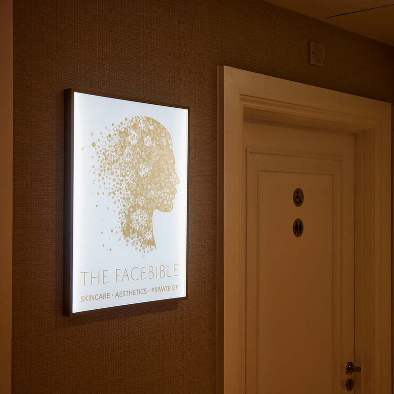Gorgeous illuminated sign created for the Beauty Salon