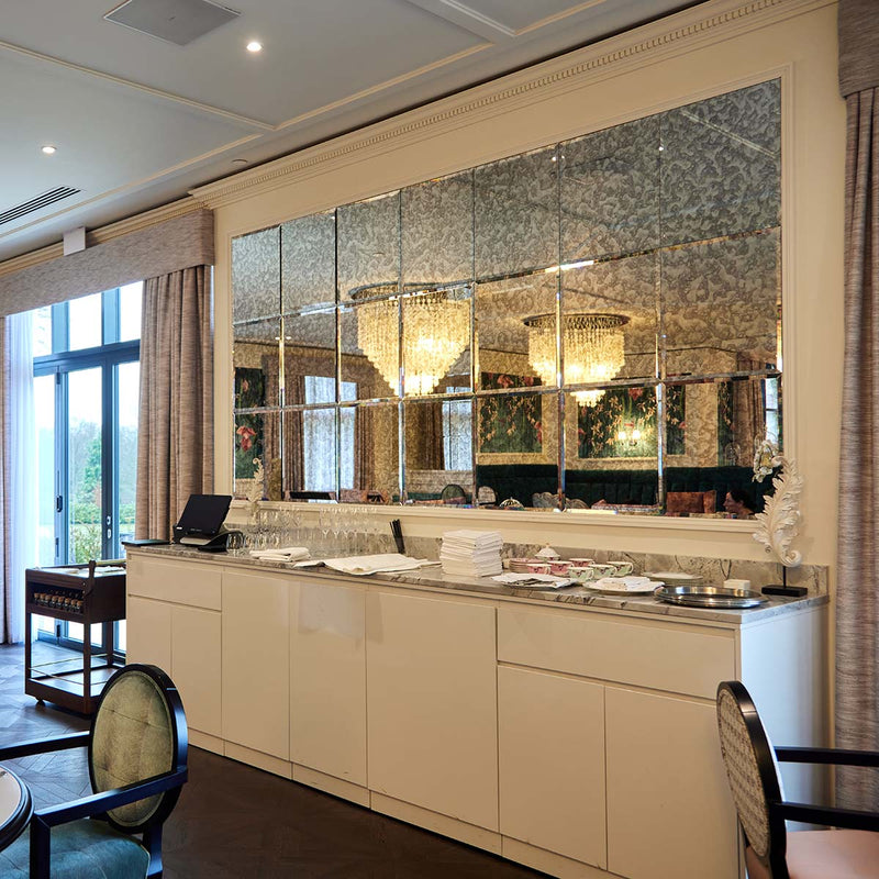 Italian Blue Antique tiles in the dining area