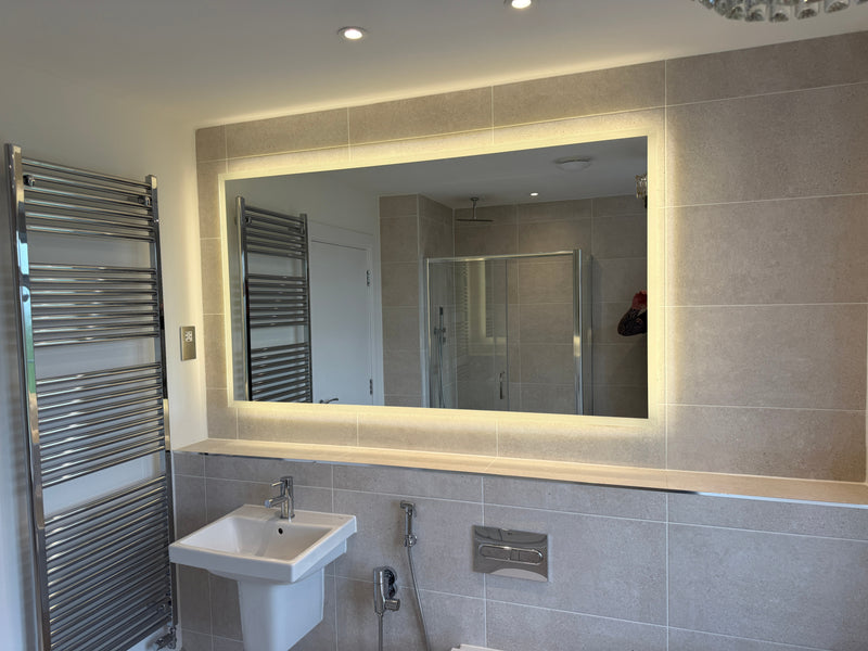 1750mm wide by 1000mm edgelit mirror in London