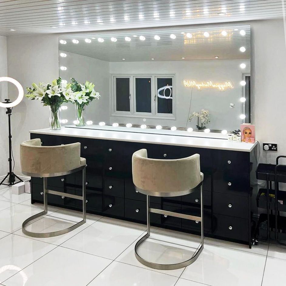 Zayra Salon Hollywood Mirror