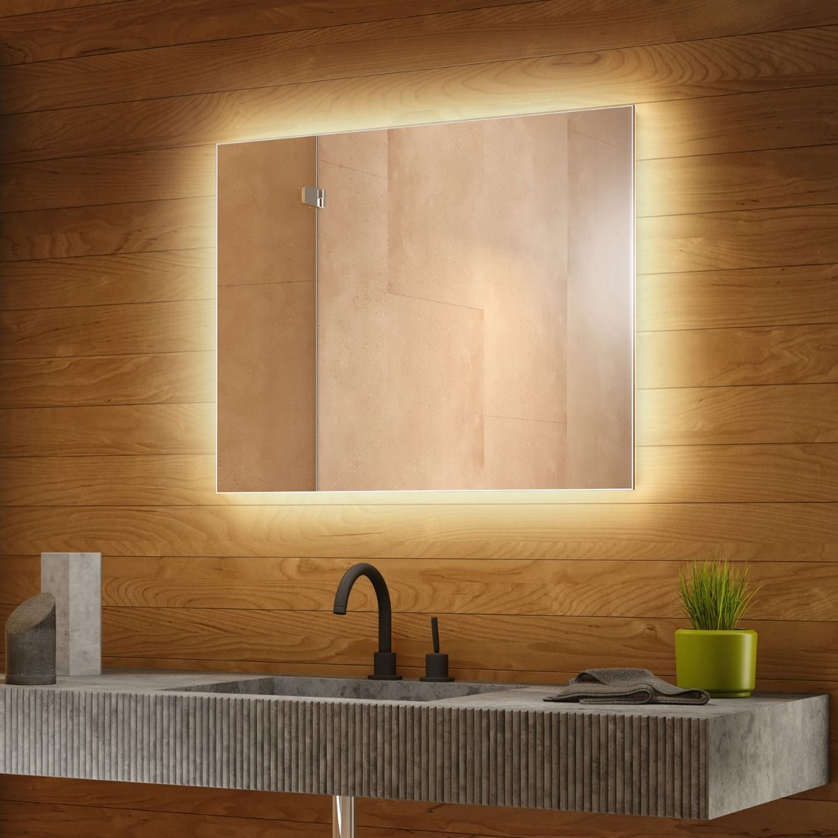 Tempus Maxima Backlit Mirror