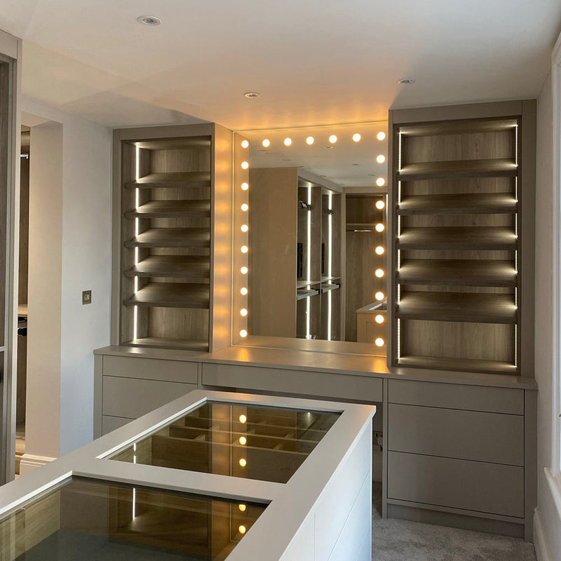 Black Opal / Diamond X collab on another impressive dressing room project.
