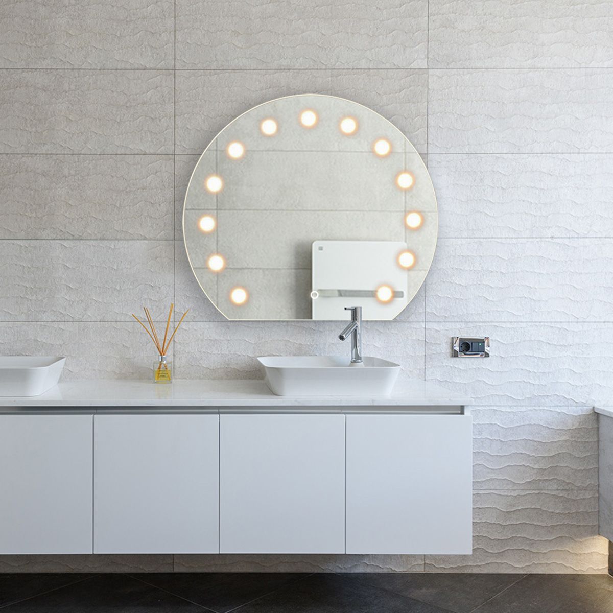 Framed Bathroom Vanity Mirror
