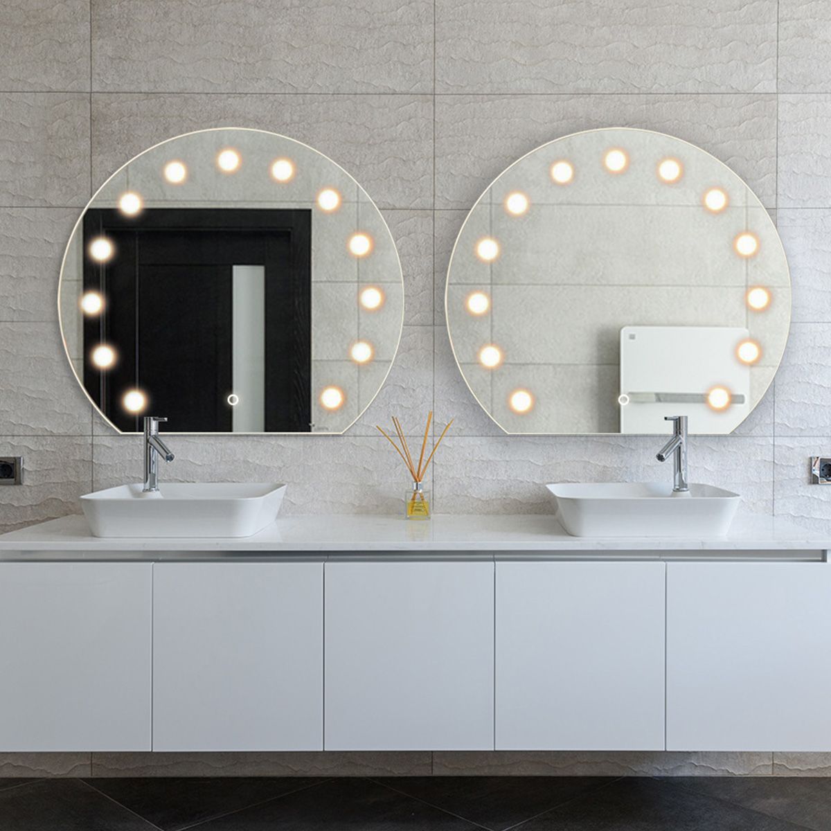 Framed Bathroom Vanity Mirror