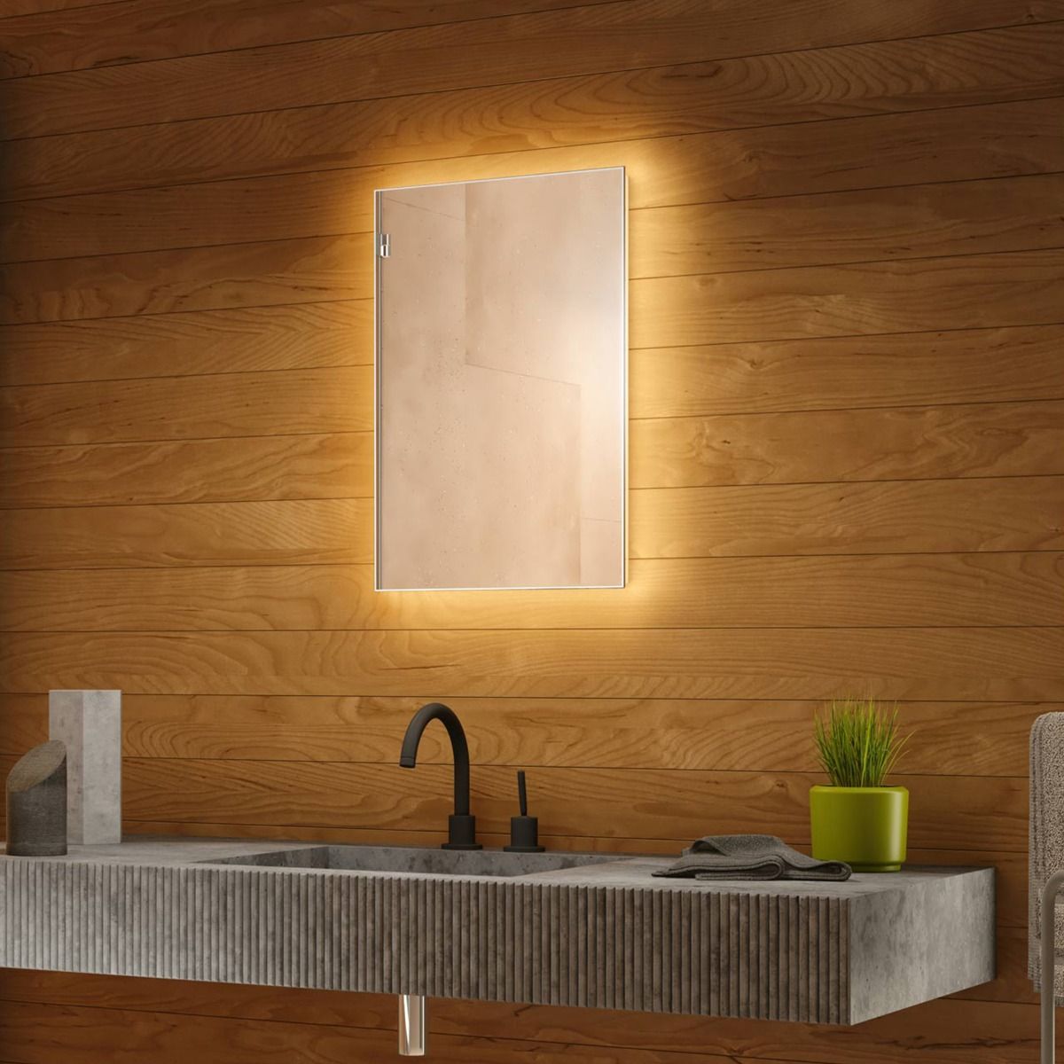 Tempus Slim Backlit Mirror