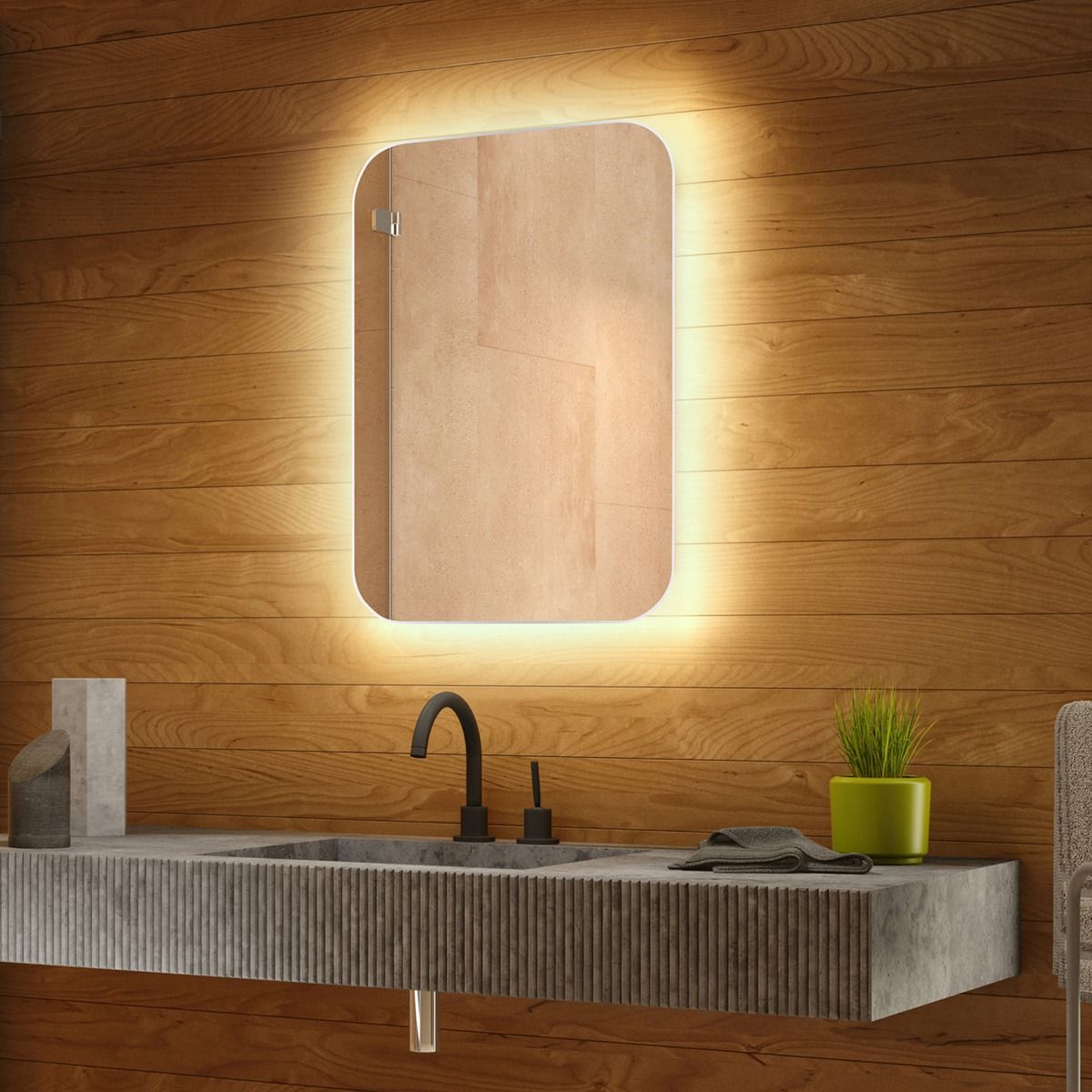 Mimic Slim Backlit Mirror