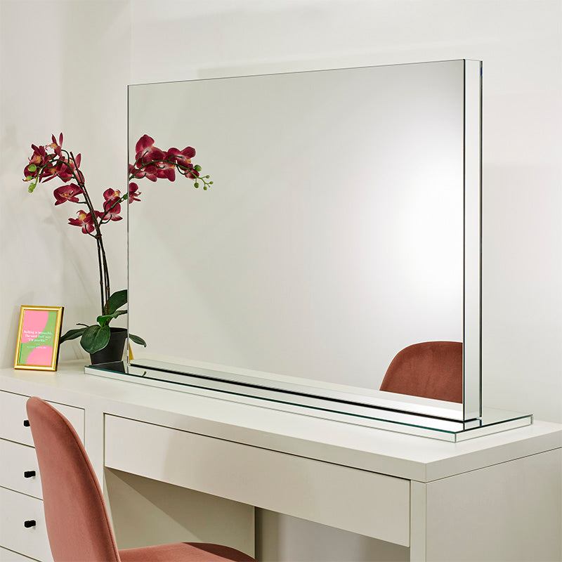 Table-top, all mirror 1200mm h x 600mm w