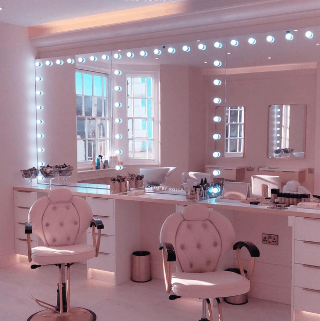 Triple Hollywood Mirrors for Glam Polly